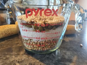 Homemade seedy muesli