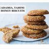 Maca Tahini and Honey Biscuits